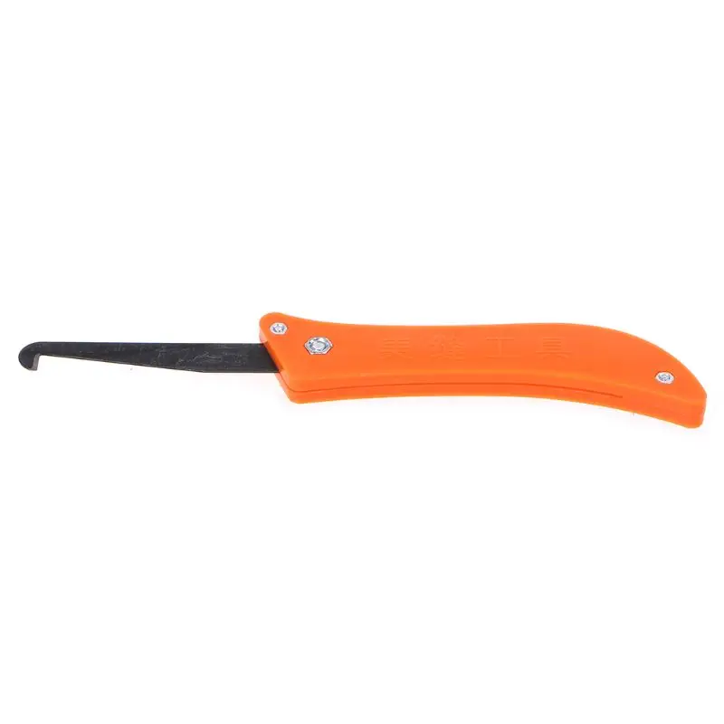 

Professional Handheld Folding Hook Knife for Tile Gaps Grout Cleaning Repairing Construction Tools