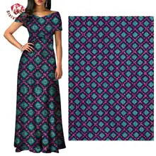 Анкара ткань Африканский полиэстер настоящий воск принт волна узор 6 ярдов 3 ярдов швейная ткань африканская ткань для вечерние платья FP6243