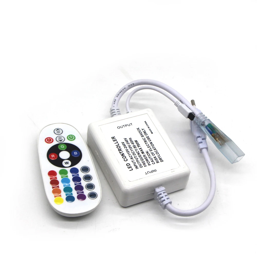 Пульт дистанционного управления для светодиодной ленты RGB 28 кнопок ИК SMD неоновый