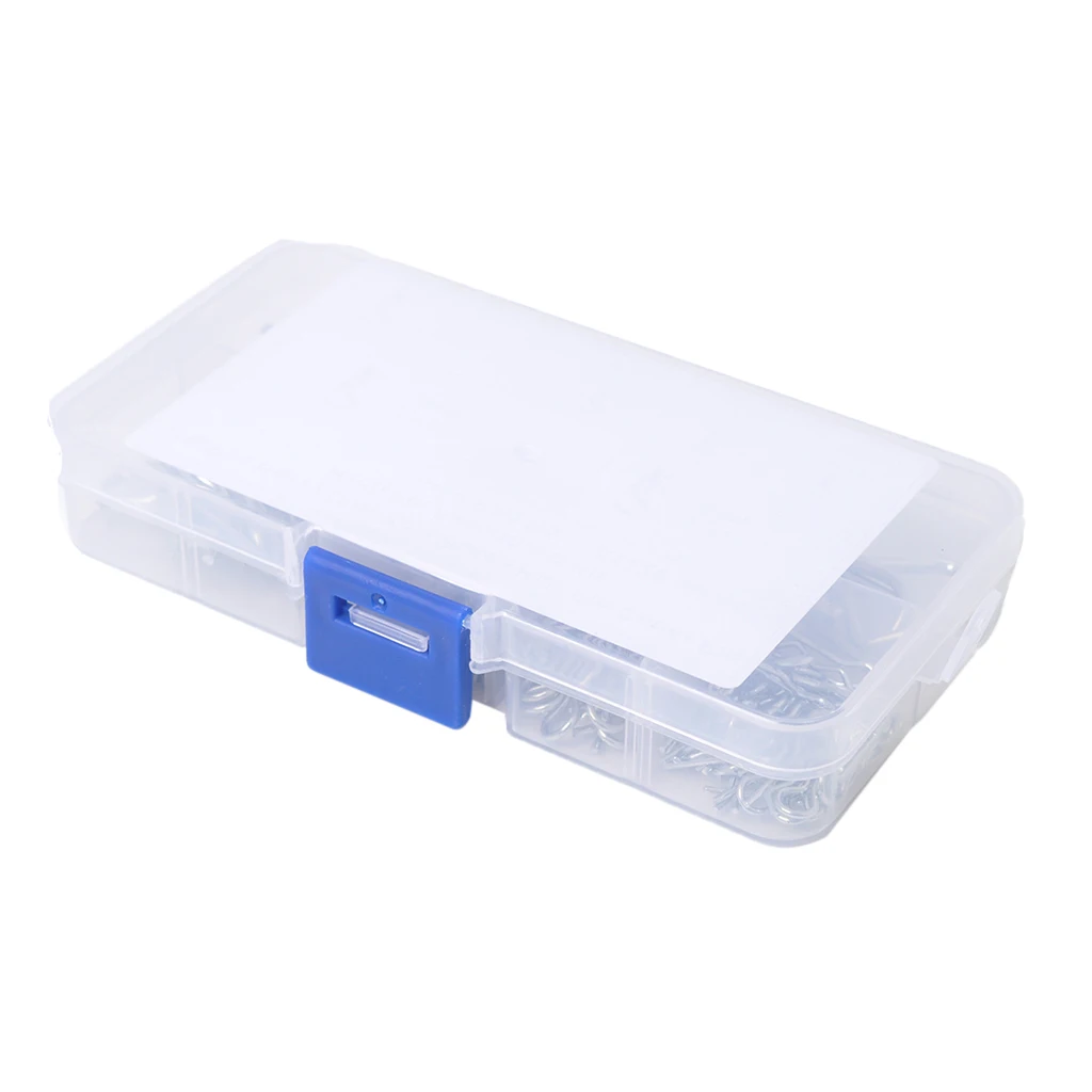 100Pcs R Cotter Pins Tractor Pin Clips With Plastic Box Assortment Kit