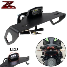 Кронштейн номерного знака светодиодный светильник для KAWASAKI Z 800 Z800 2013 аксессуары для мотоциклов хвост штатный fender eliminator