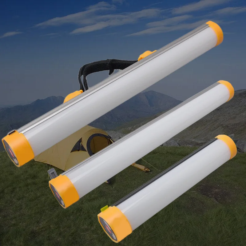 

LED Rechargeable Lamp Outdoor Camping Portable Bottom Magnet with Lanyard China Mobile Emergency Daylight Color Lights