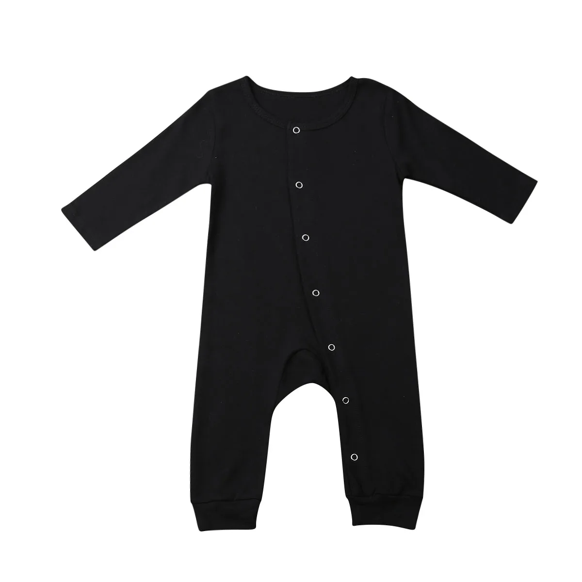 Размер 0-24M Pudcoco, 0-6 M, комбинезон с длинными рукавами для новорожденных девочек и мальчиков 12-24 M, однотонный комбинезон, одежда