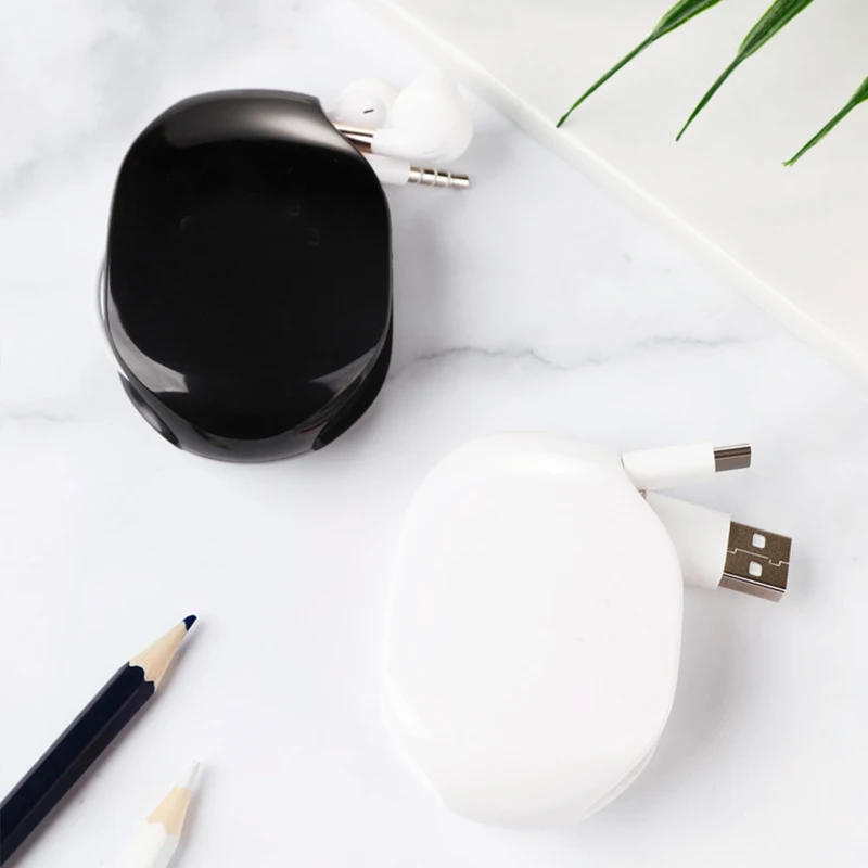 

Headphone cable case data line organizer data wire/USB protection box Reel Charging Cable data cable finishing box