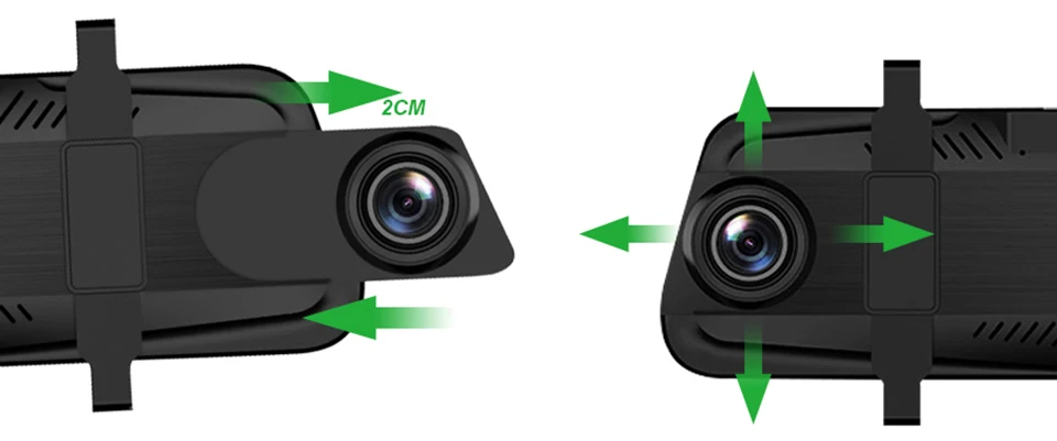 Beliewim 10 дюймов Видеорегистраторы для автомобилей зеркало потоковый медиа-тире Камера FHD 1080P Сенсорный экран зеркало заднего вида dvr Двойной объектив с заднего вида Камера