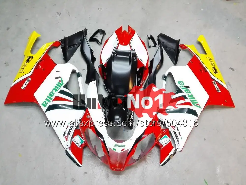 Средства ухода за кожей для Aprilia RSV1000R Mille RV60 RSV1000RR РСВ 1000 8MC. 0 RSV1000 R RR 2003 2004 2005 2006 03 04 05 06 обтекатель красный серебристый - Цвет: No. 3