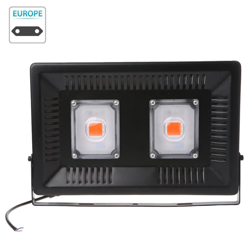 Водонепроницаемый 200/400/600W светодиодный растения растут 380-800nm полный спектр потока светильник - Цвет: C