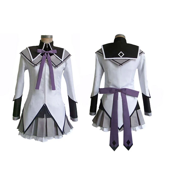 Аниме Puella Magi Madoka Magica Akemi Homura Косплей Костюм Школьная форма для девочек косплей