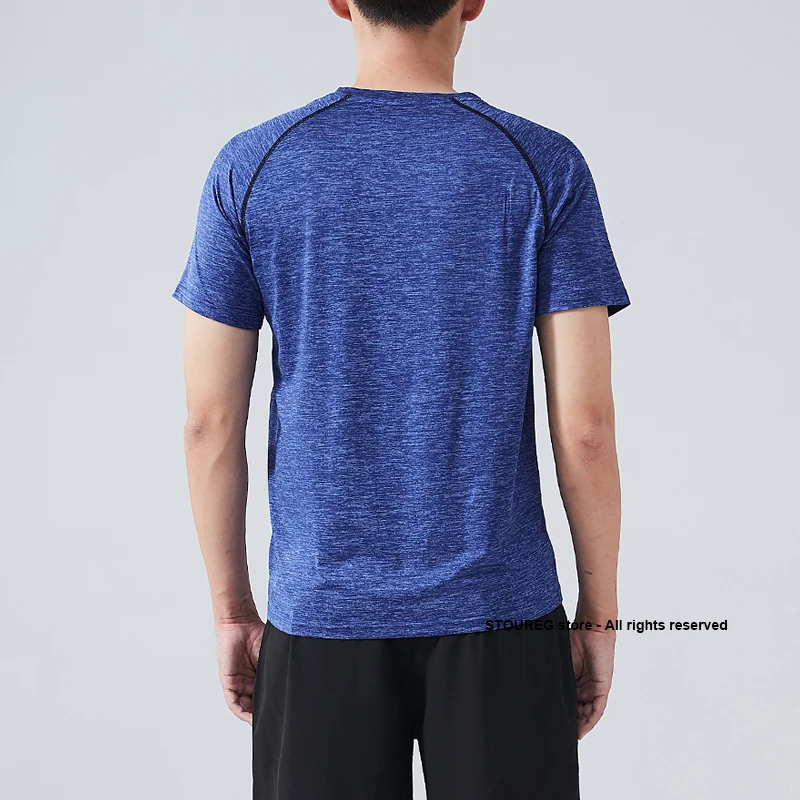 Men's Running T-Shirts, Quick Dry Compression Sport T-Shirts, Fitness Gym Running Shirts, Soccer Shirts Men's Jersey Sportswear