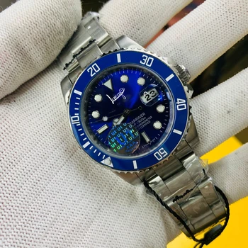 

SUB AAA watch ceramic bezel sapphire glass mechanical automatic movement blue dial sports jubilee strap