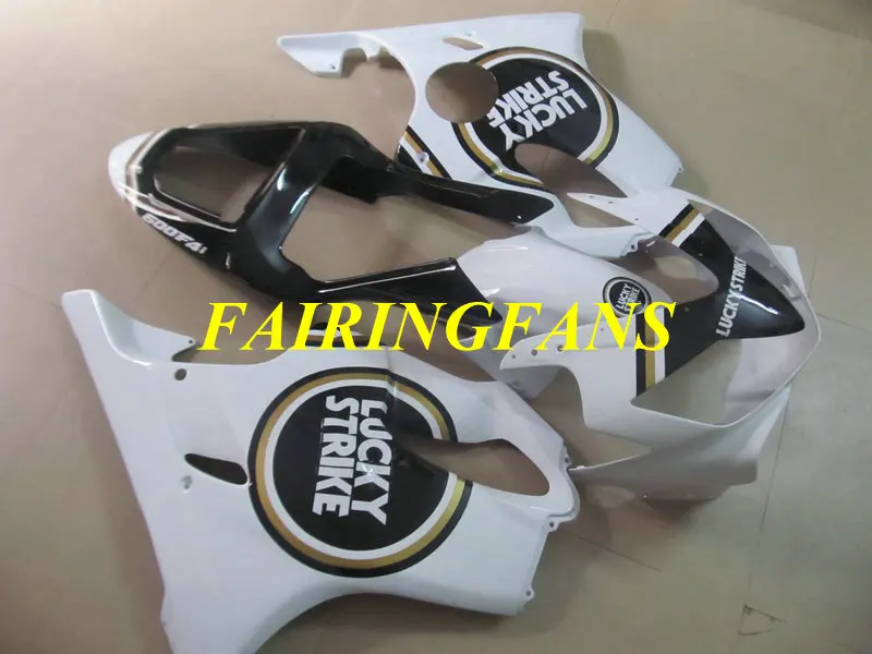 Инжекторный комплект для HONDA CBR600F4I 01 02 03 CBR600 F4i 600F4I 2001 2002 2003 черно белые Обтекатели Кузов+ подарки HV19