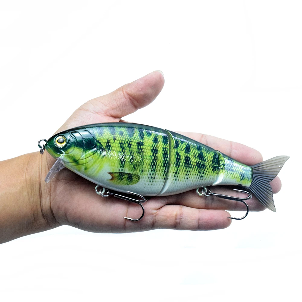 CCLTBA 178cm 66g Topwater Wake Bait Fishing Lures 3 Sections Soft Tail  Floating Wobble Jointed Swimbait Fishing Tackle Shad Lure - AliExpress