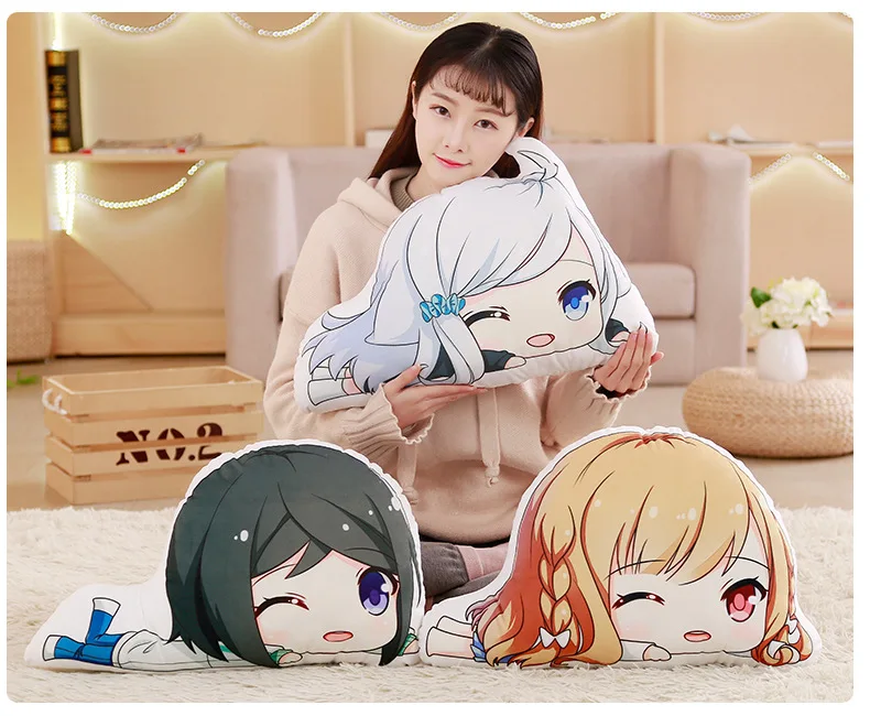 Roogo Have Sister Just Fine сопутствующие товары Подушка Керр белый Чэнь jingying VOLITATION двухсторонний плюшевый аниме Pillo