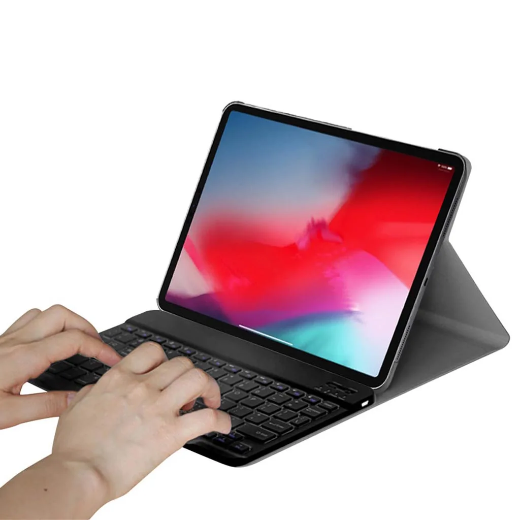 

Flip Keyboard for Apple iPad Pro 11 Inch 2018 Leather Case With Bluetooth Keyboard Case for iPad Pro 11 Inch 2018