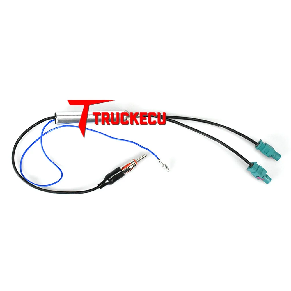 13-009 антенный Кабель-адаптер для VW/для AUDI/для OPEL/для SKODA/для CITROEN/SEAT с 2 FAKPA(z) и фантомным блоком питания