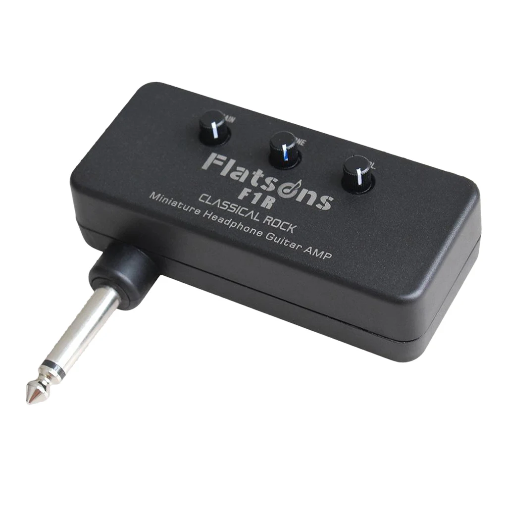 Pocket F1R Mini Headphone Guitar Amp 6.35mm Plug Plug-and-Play for Electric Guitar Ukulele