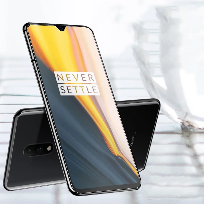 UVR Full Cover Matte Glass For Oneplus 7 5 5T 6 6T Tempered Glass No Fingerprint Screen Protector One Plus 7 5 6T Frosted Film