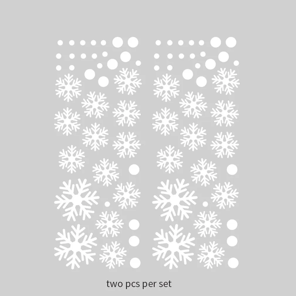 

Christmas Santa Murals Snowflake Window Sticker Winter Wall Stickers Kids Room Christmas Decorations for Home New Year Stickers
