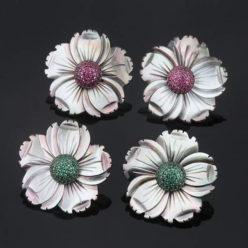 

Women's ear nails fashion shell flower stud stud stud fashion vintage love jewelry