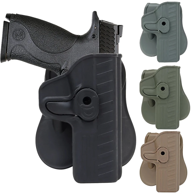 Tactical S W M P 9mm Pistol Serpa Holster Belt Waist Holster Airsoft Gun Holder Paddle Holster Girsan Mc28 Sa Hunting Accessory Holsters Aliexpress