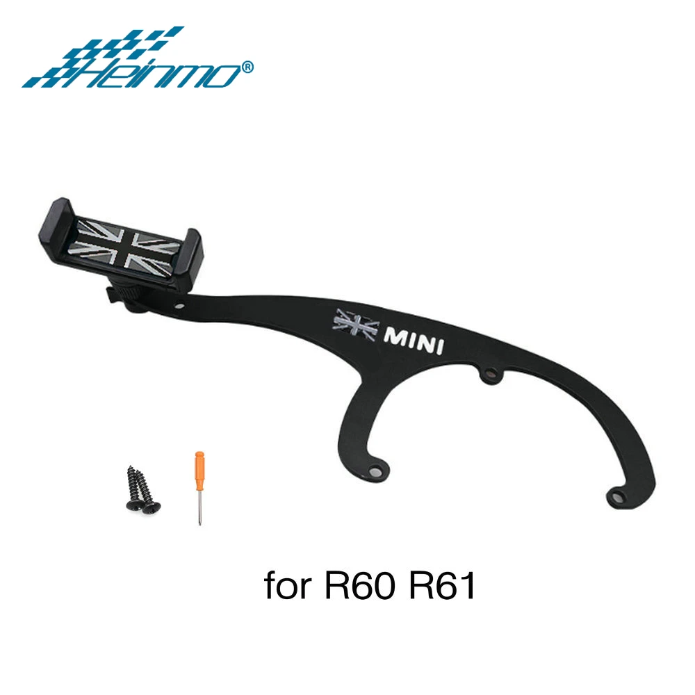 Аксессуары для MINI Countryman R55 R57 R60 R61, автомобильный держатель для телефона MINI Cooper F56 F55 F60 Clubman F54, кронштейн для MINI R56 - Цвет: R60 R61 GreyJack