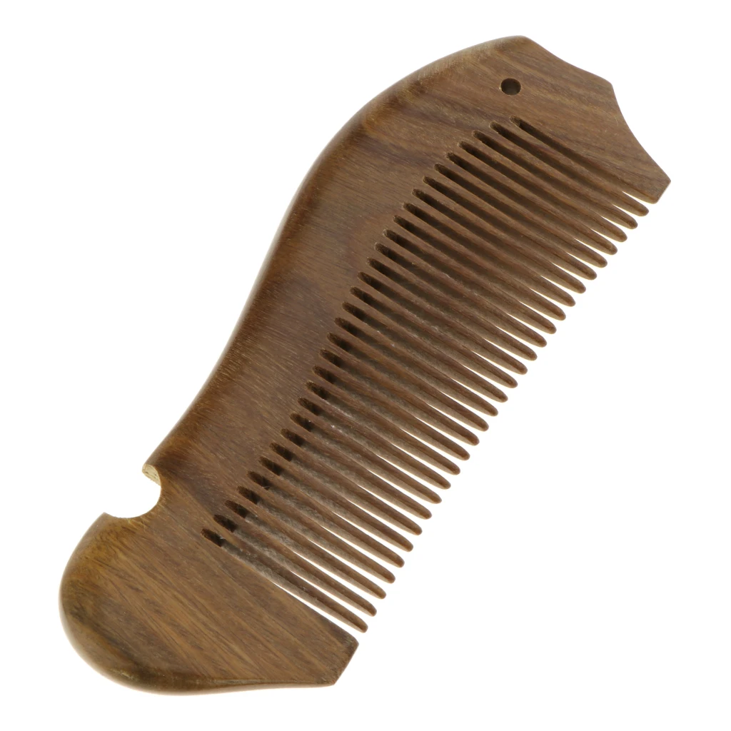 Anti-static Sandalwood Hair Comb Pocket Handmade Head Massage Wood Hairbrush