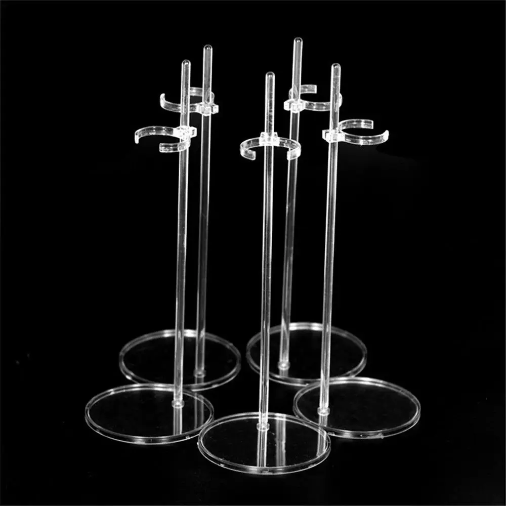 Doll Accessories Plush Doll Accessories Doll Stand 1PC for 1/6 Dolls Transparent Support Doll Display Holder