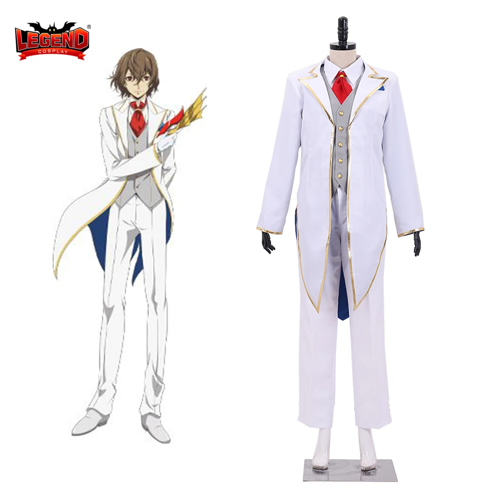 Косплей Легенда Persona 5 маскарадвечерние Goro Akechi Взрослый Костюм Полный комплект на