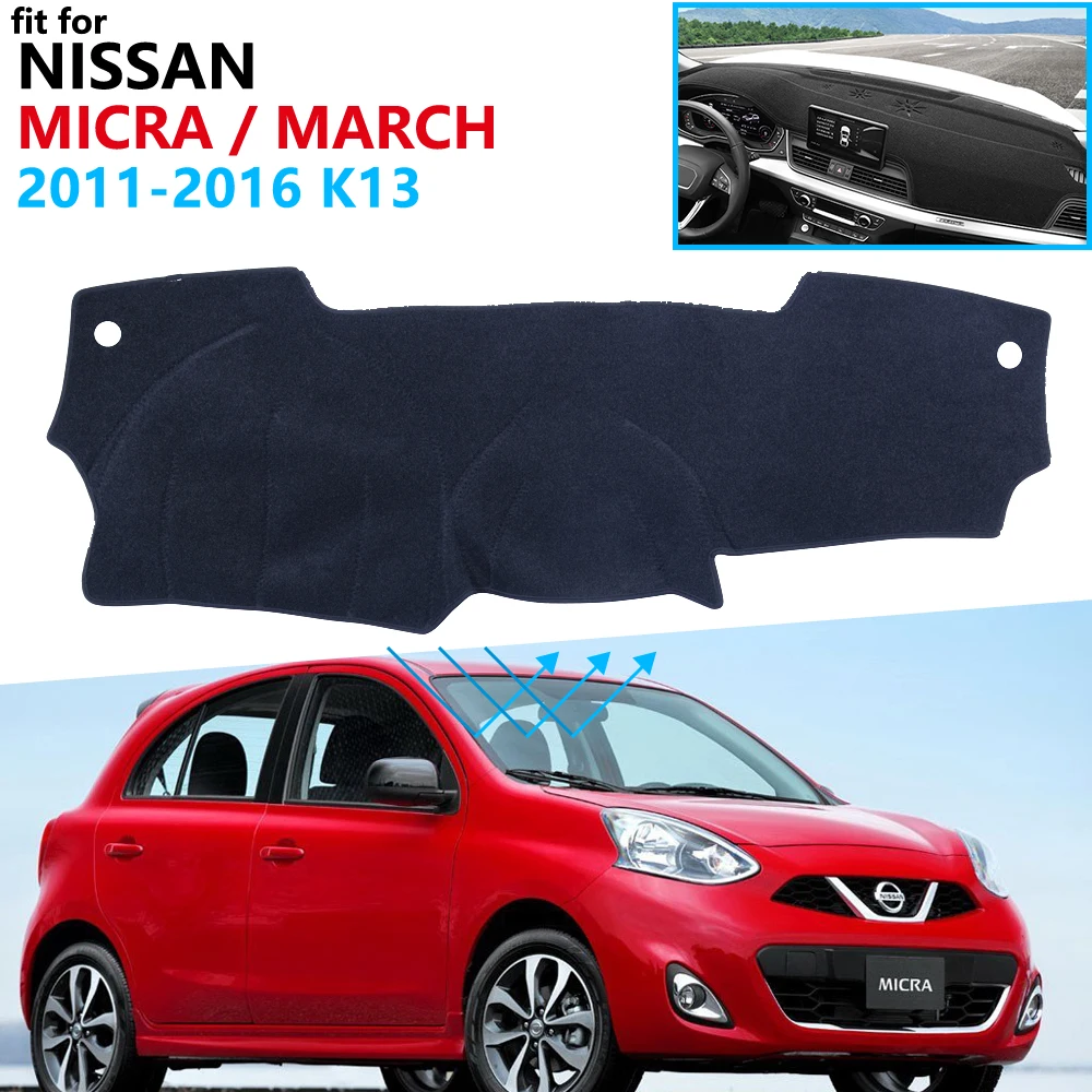 Dashboard Cover Protective Pad for Nissan Micra March K13 2011 2012 ...