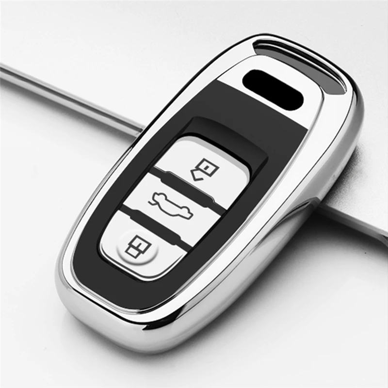 奥迪B款钥匙套实拍白底图_09