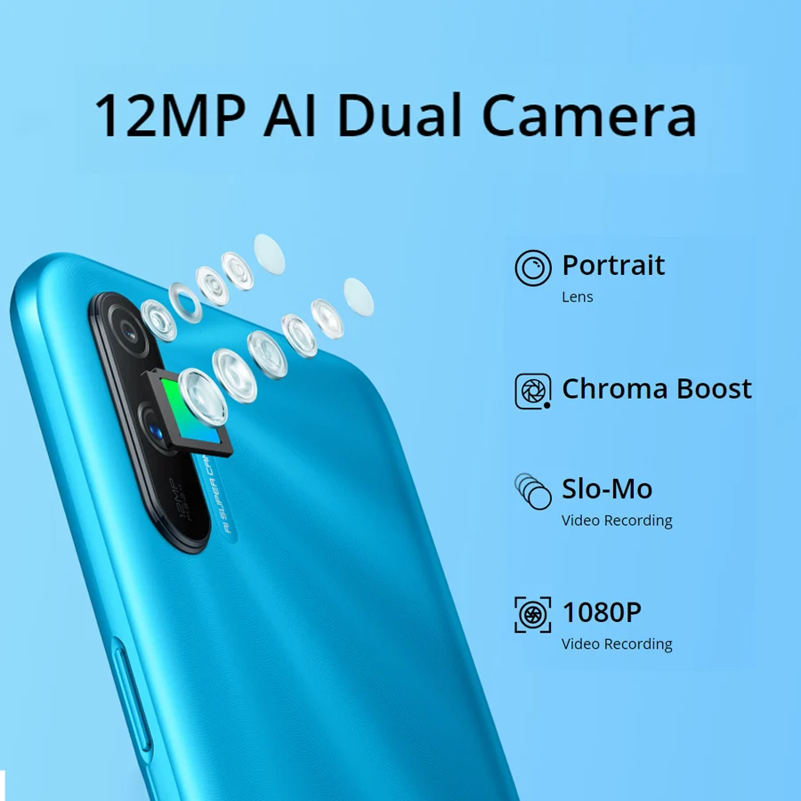 Смартфон Realme C3 3 + 64 ГБ 6 5 дюйма 12 МП 8 ядер 5000 мАч|Смартфоны| |