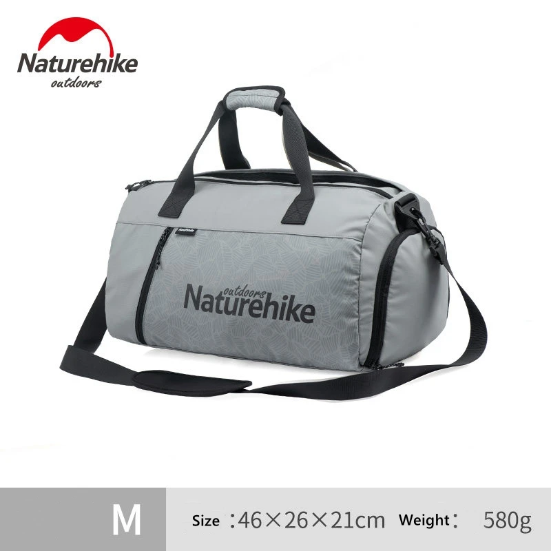 M Grey Naturehike, водонепроницаемая, вместительная, унисекс, Спортивная, сухая, влажная, разделительная сумка, для спортзала, для плавания, сумка для хранения, для улицы, дорожная сумка - Цвет: M Grey