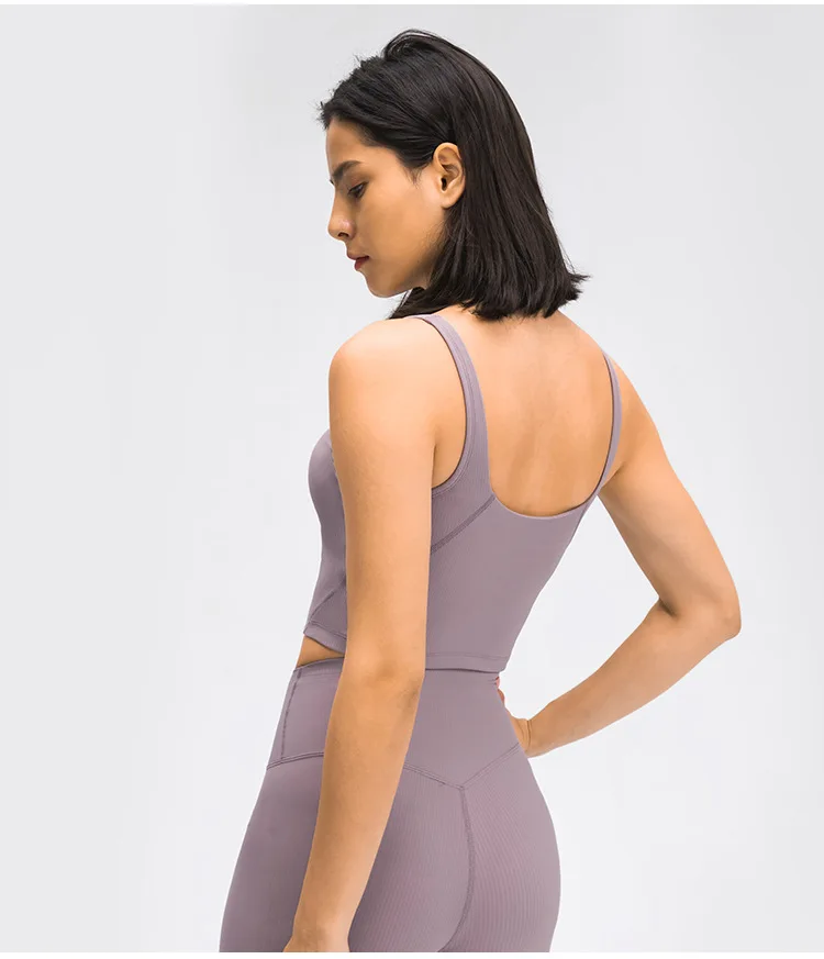 Blank Sports Bra Velcro Straps UN Clothing