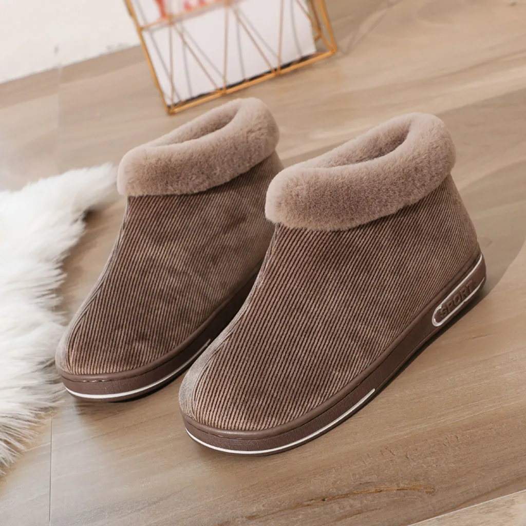 Большие размеры; повседневные зимние тапочки; Мужская обувь; домашняя бархатная теплая обувь; удобные хлопковые тапочки; обувь на плоской подошве