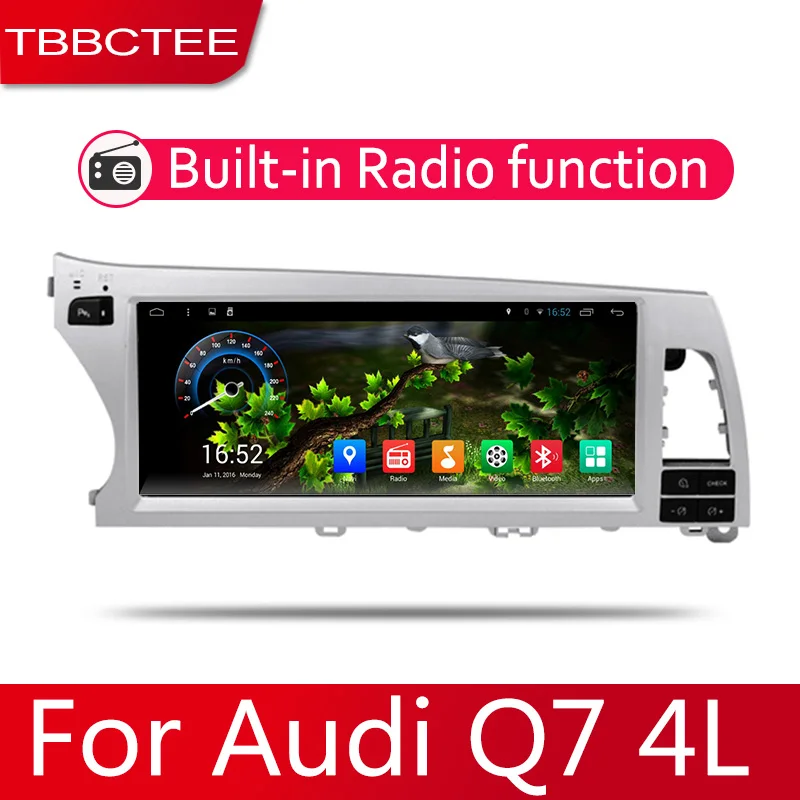 2din автомобильный мультимедийный Android Авторадио автомобильный проигрыватель с радио и GPS для Audi Q7 4L 2006~ Bluetooth WiFi Зеркало Ссылка Navi