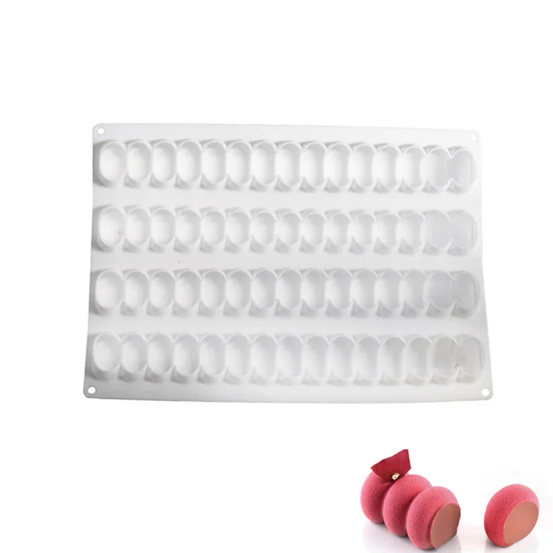 

1PCS Silicone Infinity Shape Cake Molds Twinkie Energy Roll Dessert Pan Bakeware Pastry Mold Baking Tools