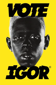 

MT362 Vote Igor Tyler Creator Rap Music Star AlbumOil Painting Art Poster Print Canvas Home Decor Picture Wall Print