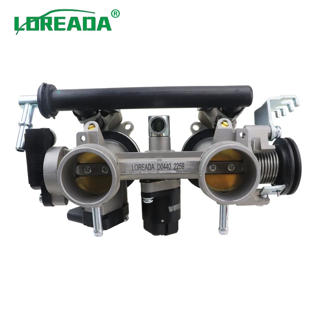 LOREADA Original Motorcycle Throttle body for Motorcycle DELPHI system with IACA 26179 and TPS Sensor 35999 Bore Size 30mm