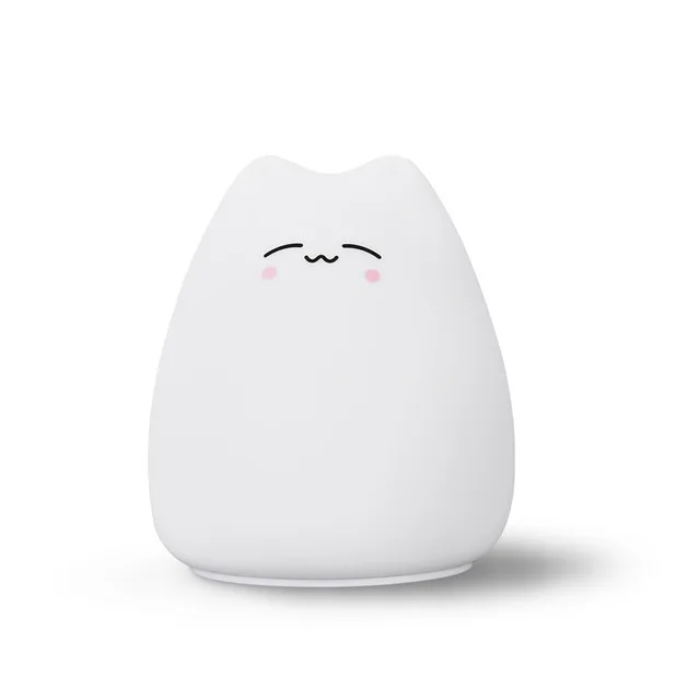 LED Night lamp decorate desk light battery dream cute cat 7 colourful led bear light Cute AAA battery night light - Испускаемый цвет: style 3