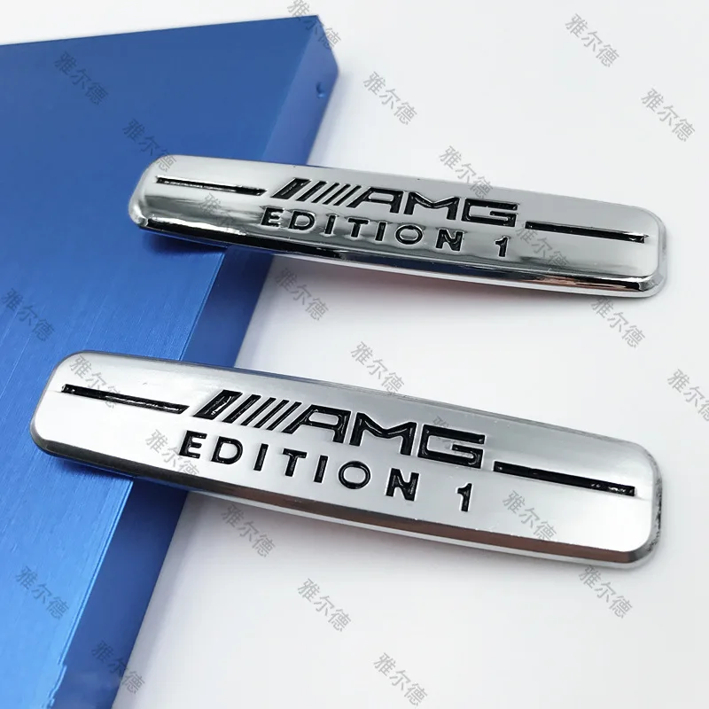 Подходит для AMG limited edition EDITION1 Автомобильный логотип Модифицированная Роскошная внутренняя отделка наклейки C класса E Логотип бампер наклейки