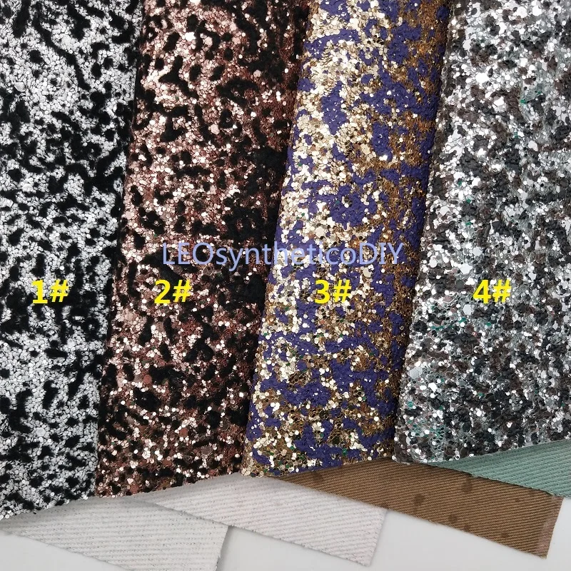 1 шт. 21X29 см блестящие ткани, с эффектом блестящей кожи, флокированные блестящие кожаные листы для изготовления бантов leosynthecodiy T269A