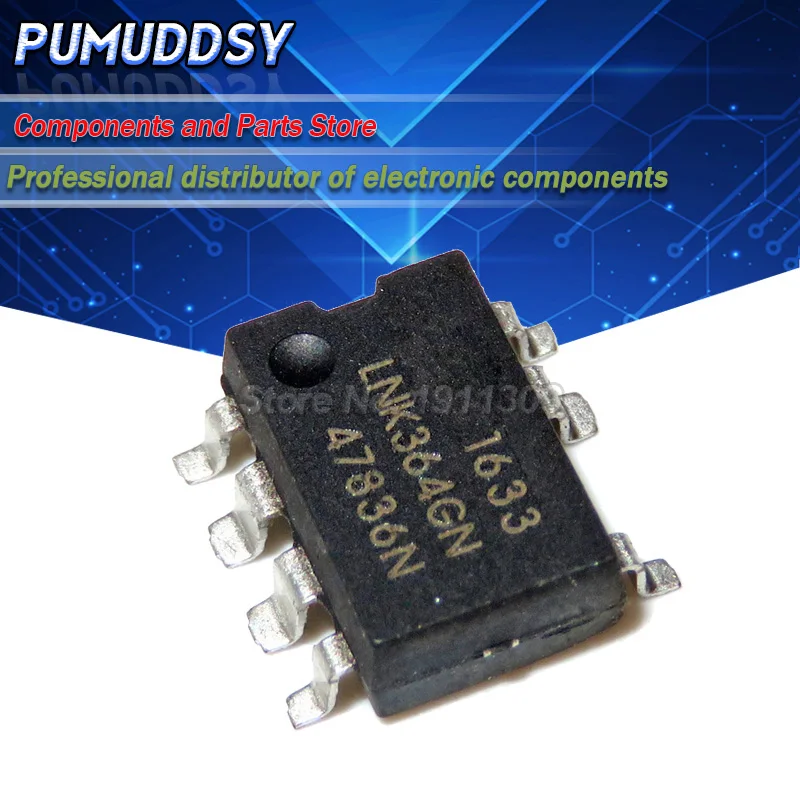 50 шт. LNK364GN SOP-7 LNK364 AC / DC преобразователь 6 Вт В переменного тока 9 230 85-265 новый