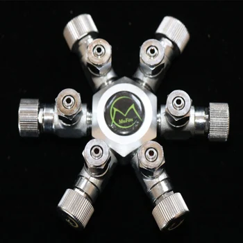 

Multipass Shunt Carbon Dioxide Equipment Air Pump Solenoid Cylinder CO2 Regulator Fish Tank Manual Disassembled Splitter Quarium