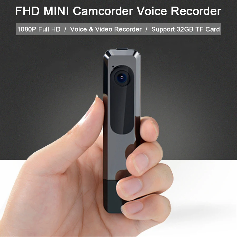 Mini Portable USB Digital Secret Camera Pen 1080P Wearable Body Camera Cam Video Smart Voice Recording Audio Stereo Recorder Pen