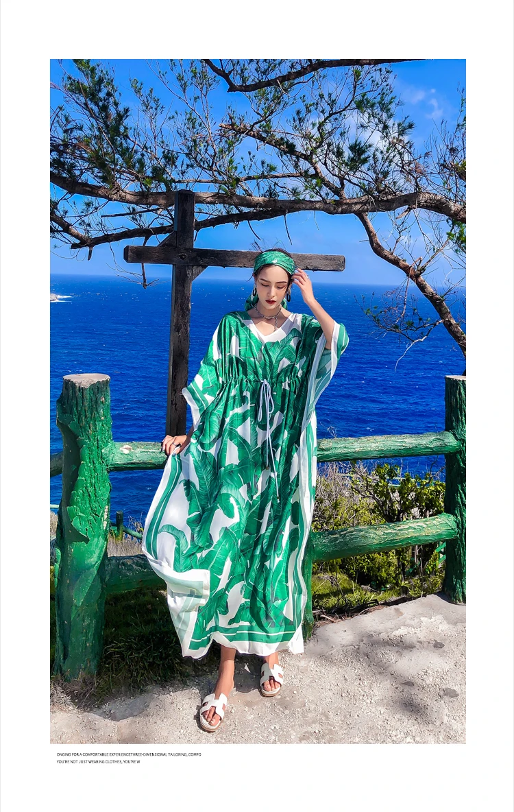TVVOVVIN Fashion Women Dress Drawstring Tie V-neck Autumn New Ladies Chiffon Dress Bat Sleeve Europe Women Clothing F182