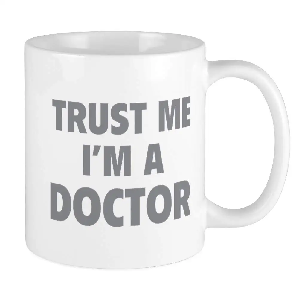 Trust Me I'm A Doctor Mug Coffee Cup с ложкой для перемешивания смешной подарок доктора врача