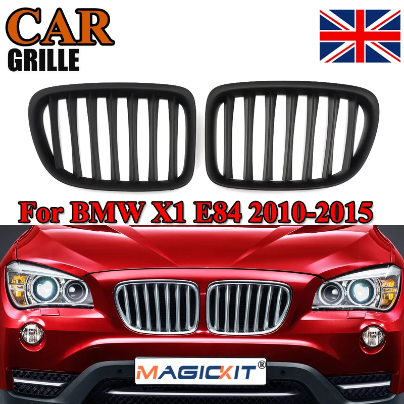 Решетка радиатора MagicKit матовая черная для BMW E84 X1 Series 10 2015|Гоночные решетки| |