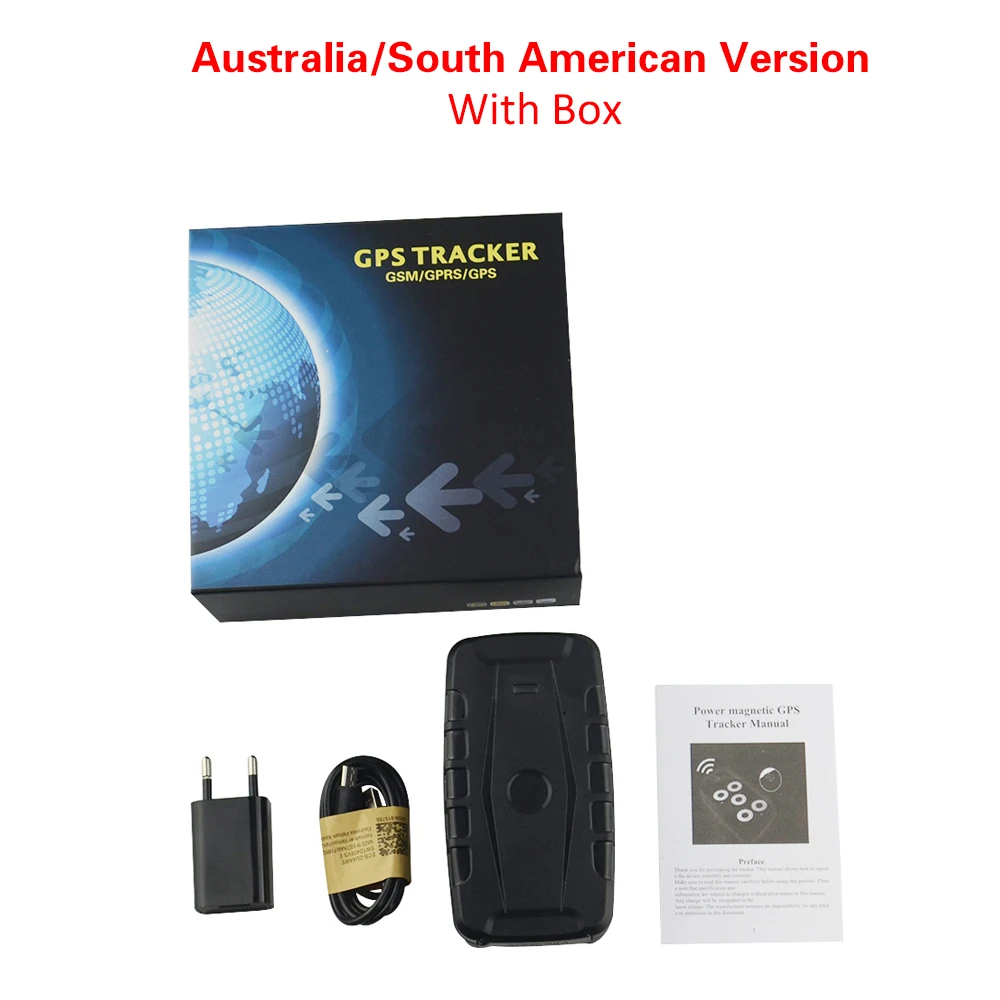 With box South A Большая батарея 120 дней в режиме ожидания LK900B-4G 4G LTE gps автомобильный трекер мощный магнит с приложением/платформой gps отслеживание в реальном времени - Цвет: With box South A