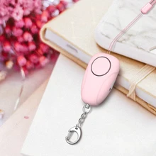 PInk Safesound Personal Alarm Self Defense Alarm LED Flashlight With USB Rechargerable Security Personal Protection Device personal assets