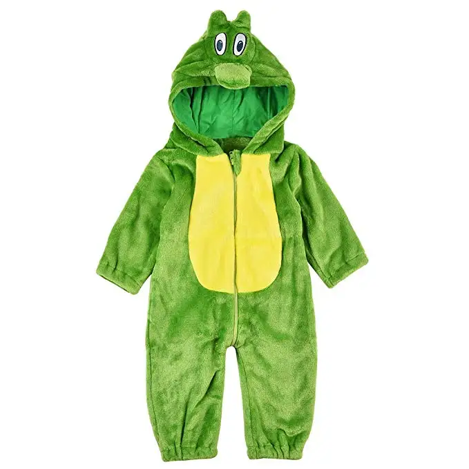 Новинка; детский зеленый костюм динозавра; комбинезон; вечерние костюмы на Хэллоуин для костюмированной вечеринки; праздничная одежда на Рождество